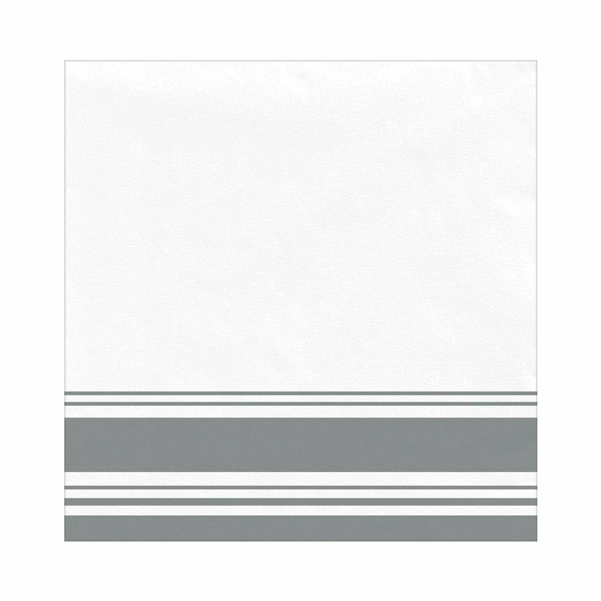 Amscan BASIC Airlaid Beverage Napkin - Silver