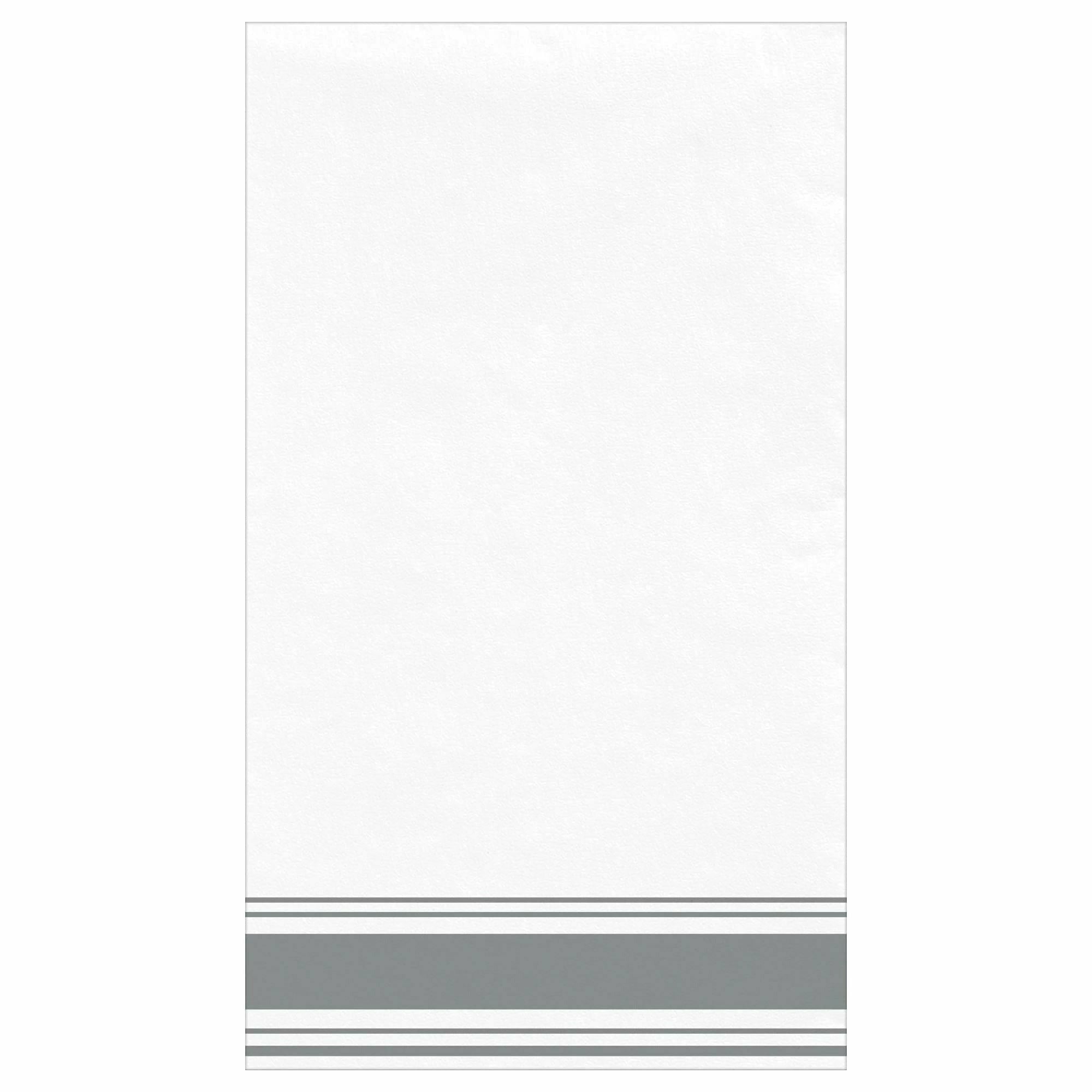 Amscan BASIC Airlaid Buffet Napkin - Silver