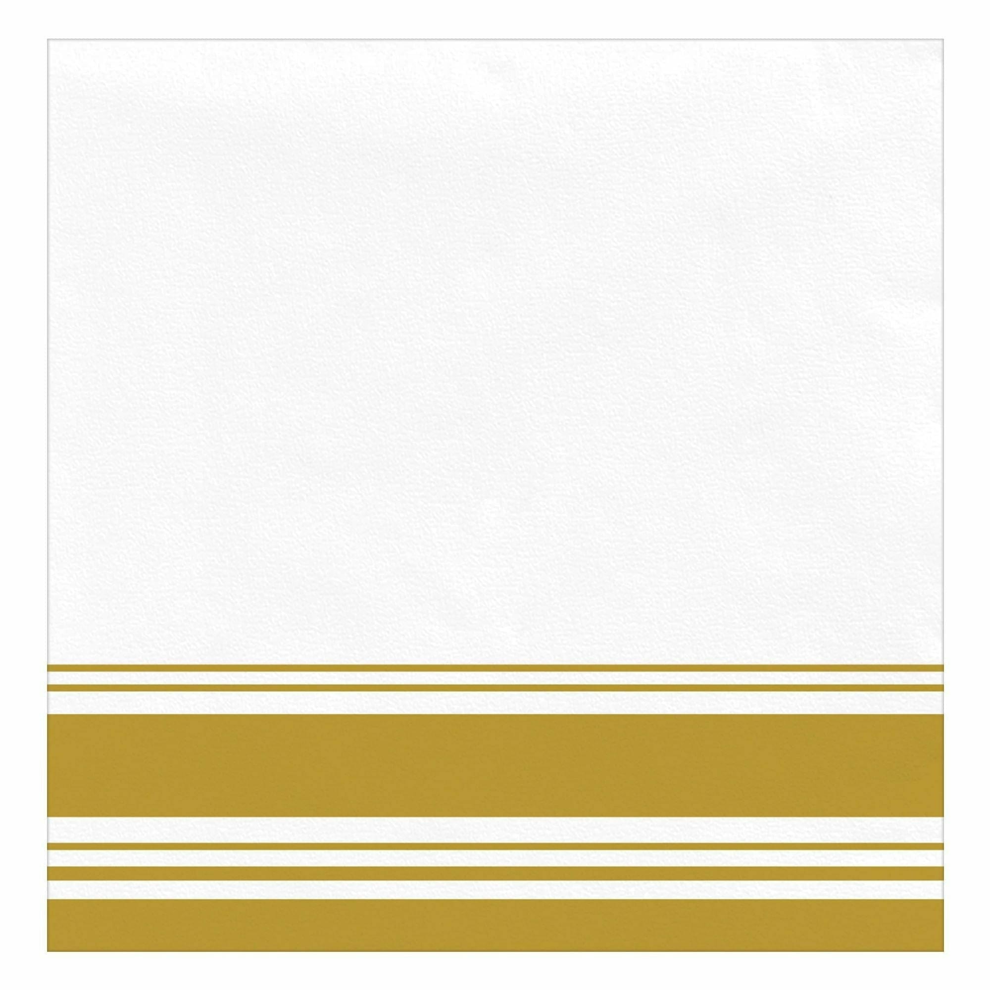 Amscan BASIC Airlaid Dinner Napkin - Gold