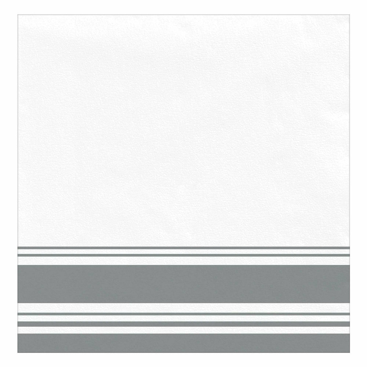 Amscan BASIC Airlaid Dinner Napkin - Silver