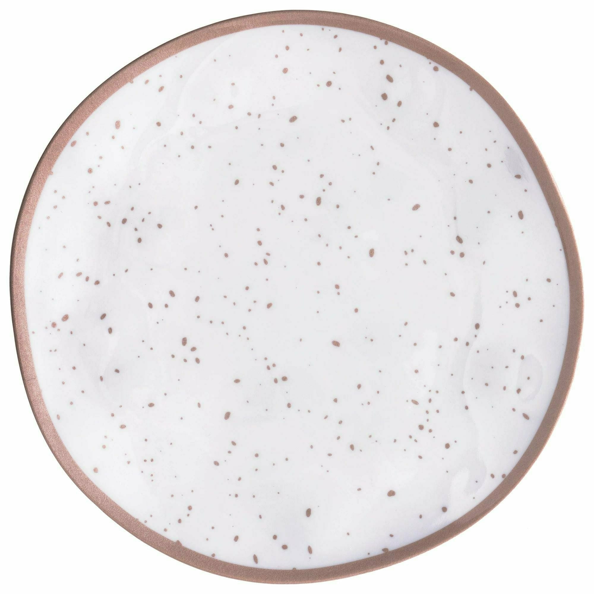 Amscan BASIC Appetizer Plastic Plate - Rose Gold