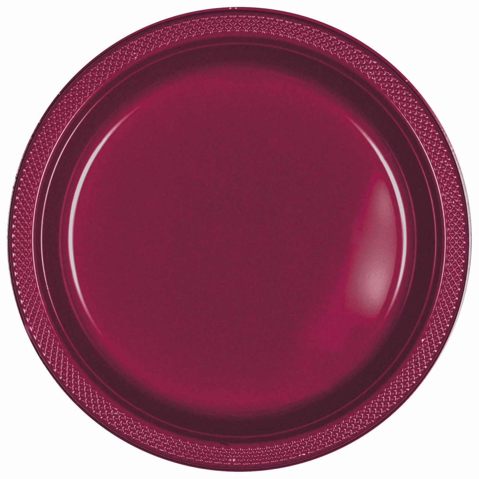 Amscan BASIC Berry Plastic Plates