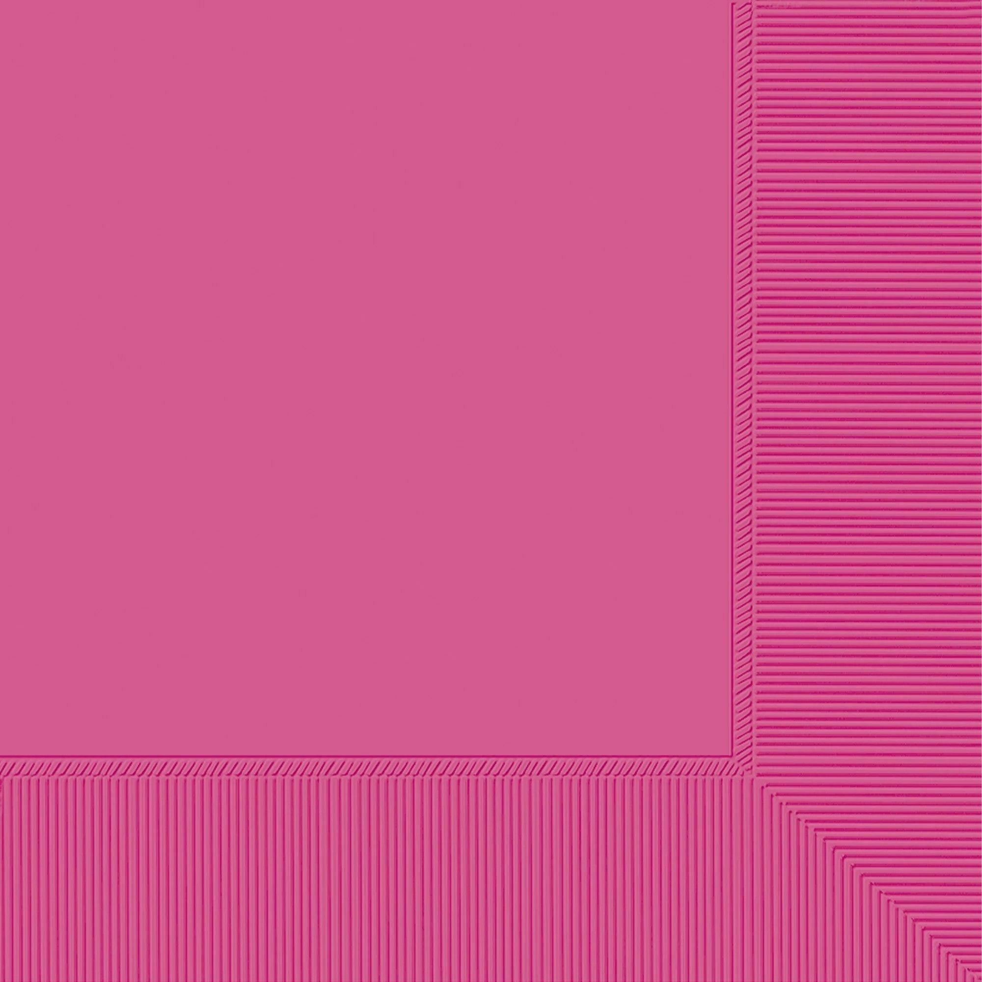 Amscan BASIC Bright Pink - Beverage Napkins, 100 Ct.