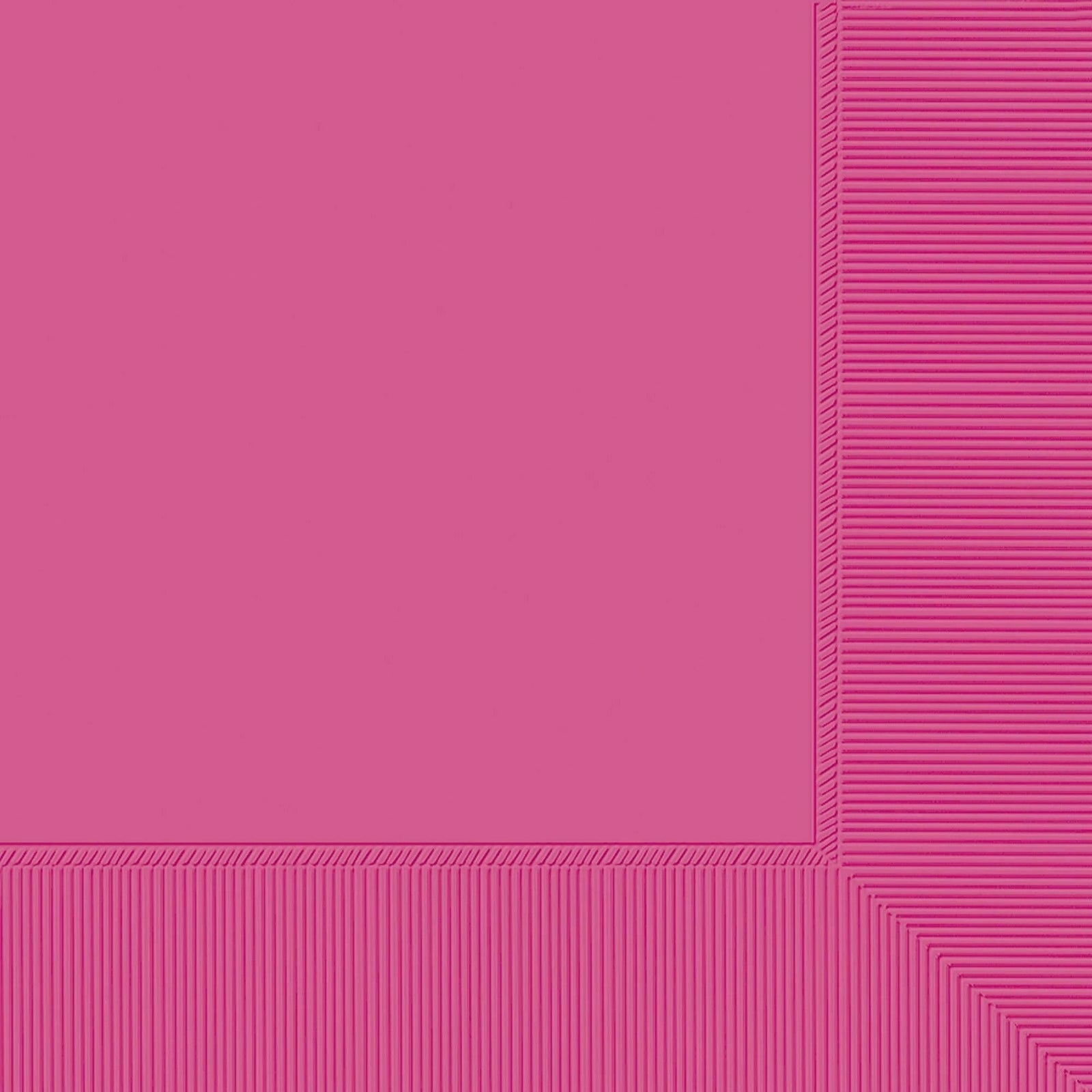 Amscan BASIC Bright Pink - Beverage Napkins, 40 Ct.