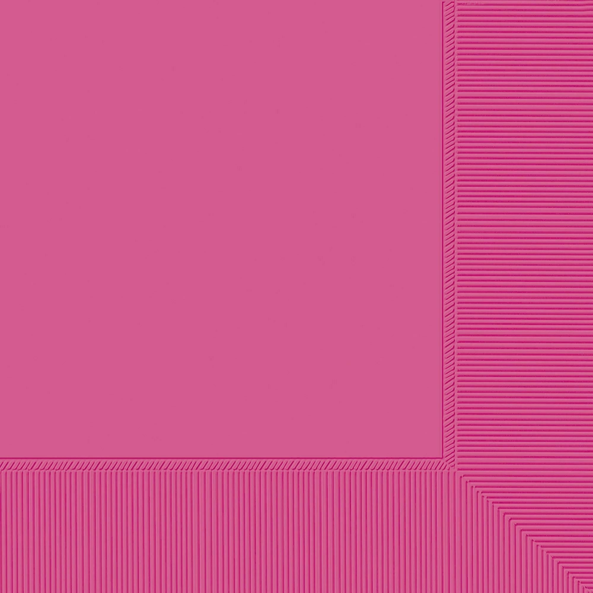 Amscan BASIC Bright Pink - Beverage Napkins, 40 Ct.