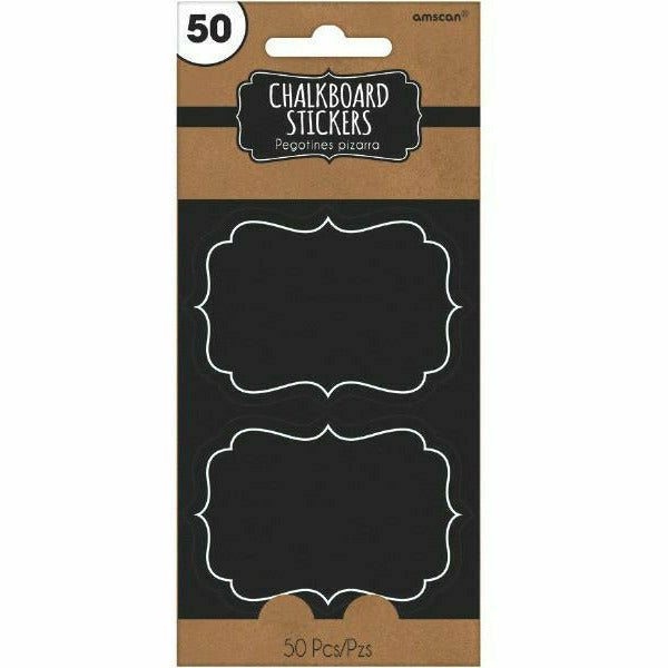 Amscan BASIC CHALKBOARD STICKERS