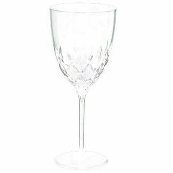 Amscan BASIC CRYSTAL LOOK WINE GOBLETS