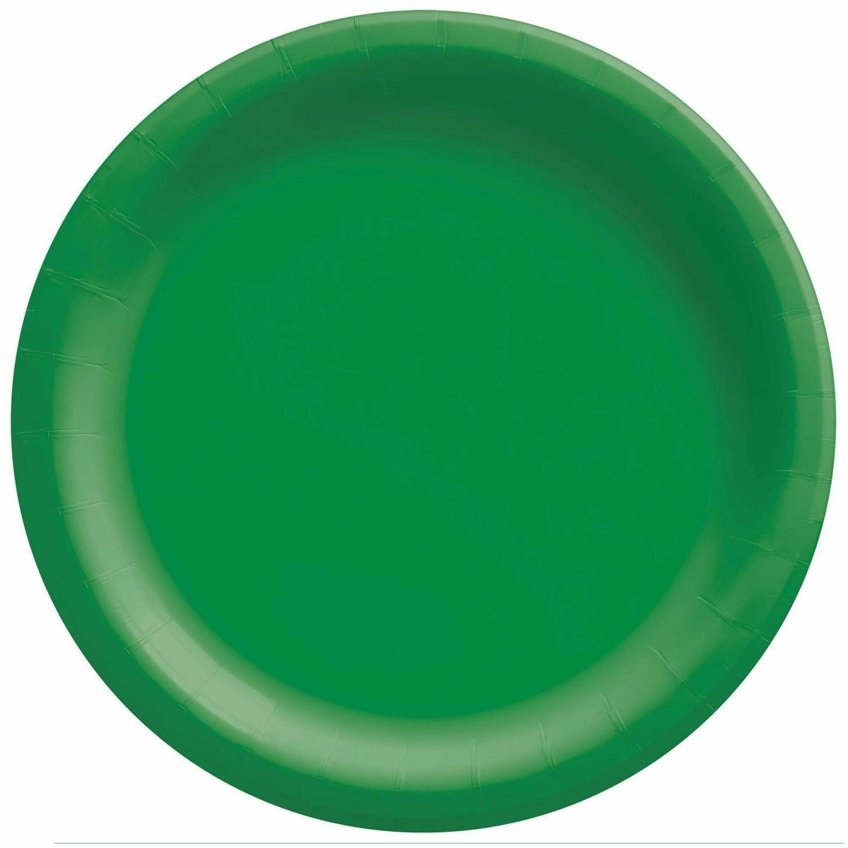 Amscan BASIC Festive Green - 8 1/2&quot; Round Paper Plates, 20 Ct.