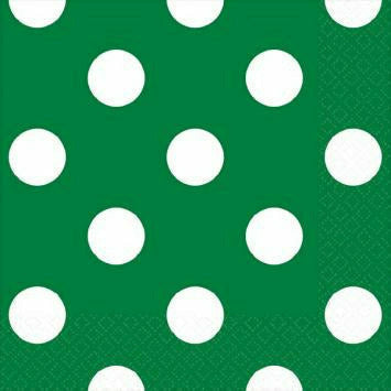 Amscan BASIC Festive Green Dots BN