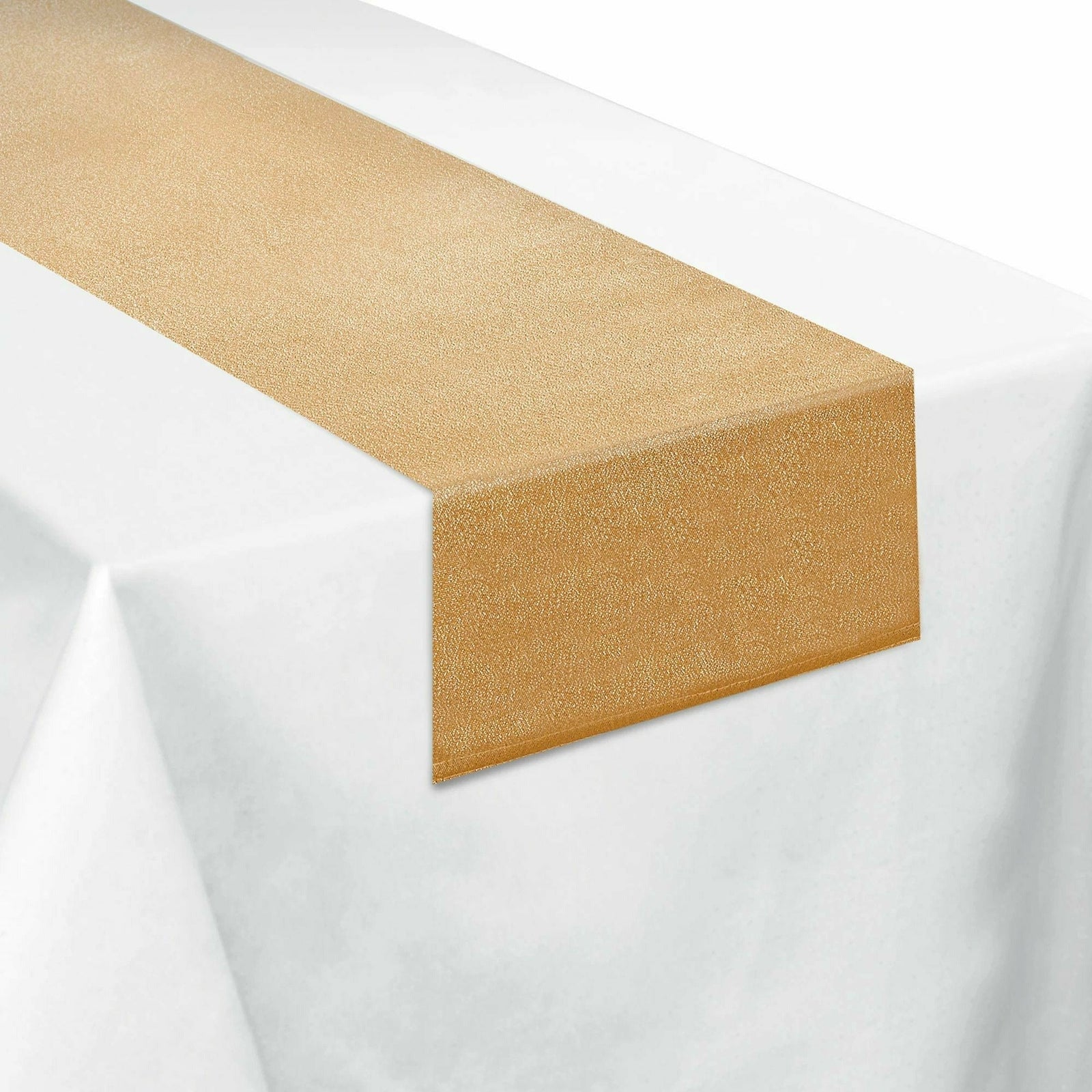 Amscan BASIC GOLD FABRIC TABLE RUNNER