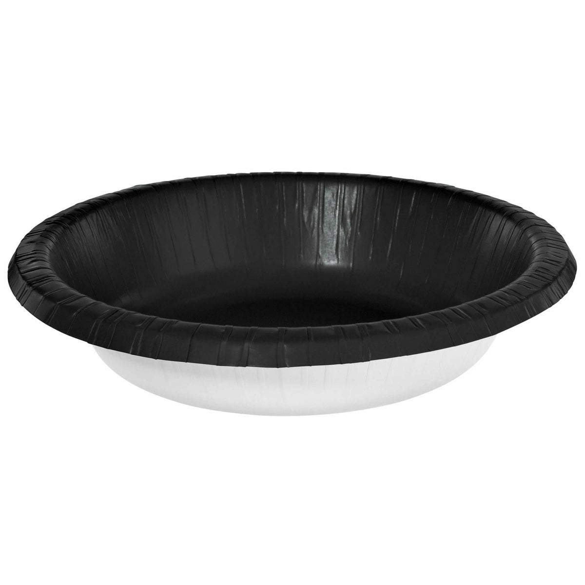 Amscan BASIC Jet Black - 20 oz. Paper Bowls, 20 Ct.