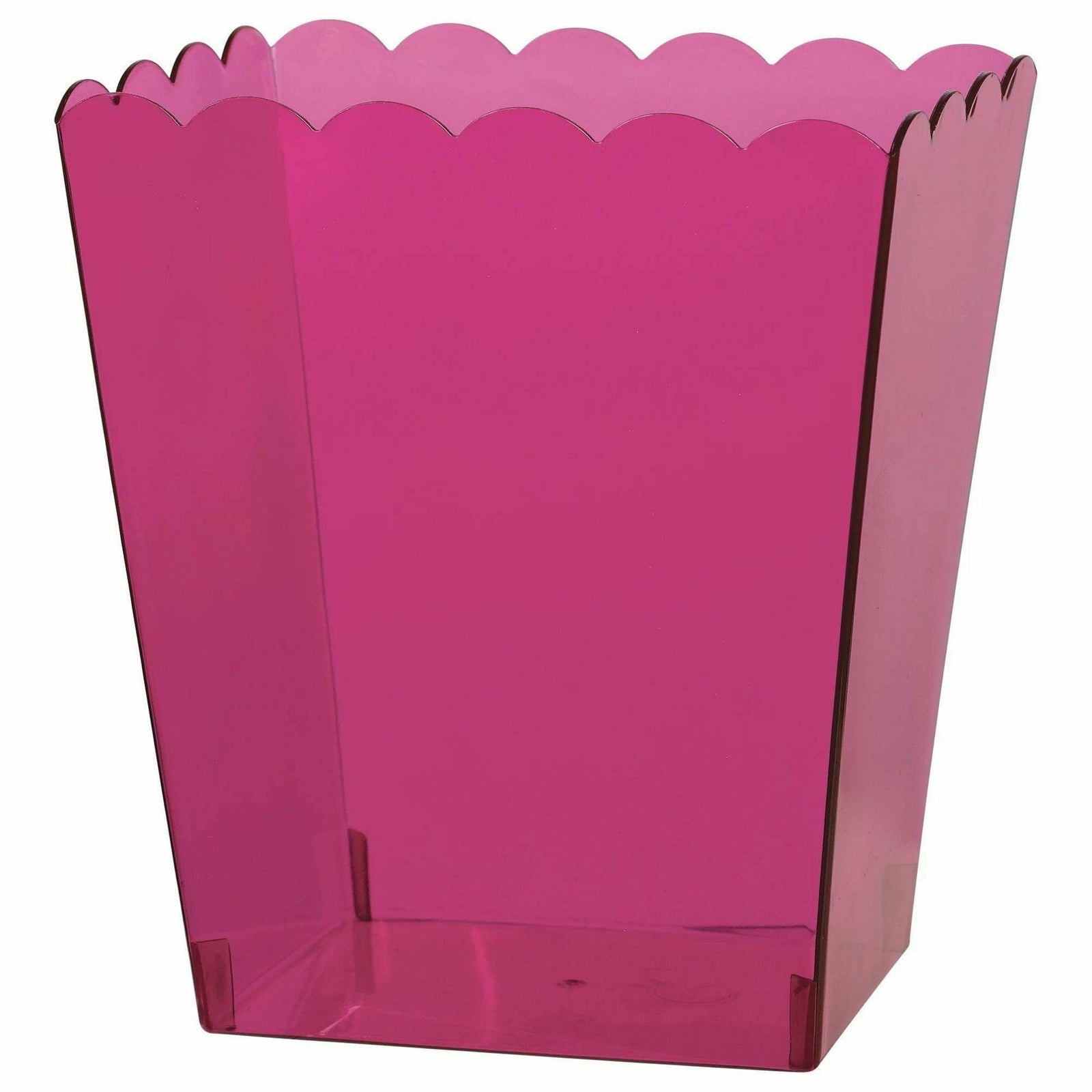 Amscan BASIC Medium Scalloped Container Bright Pink