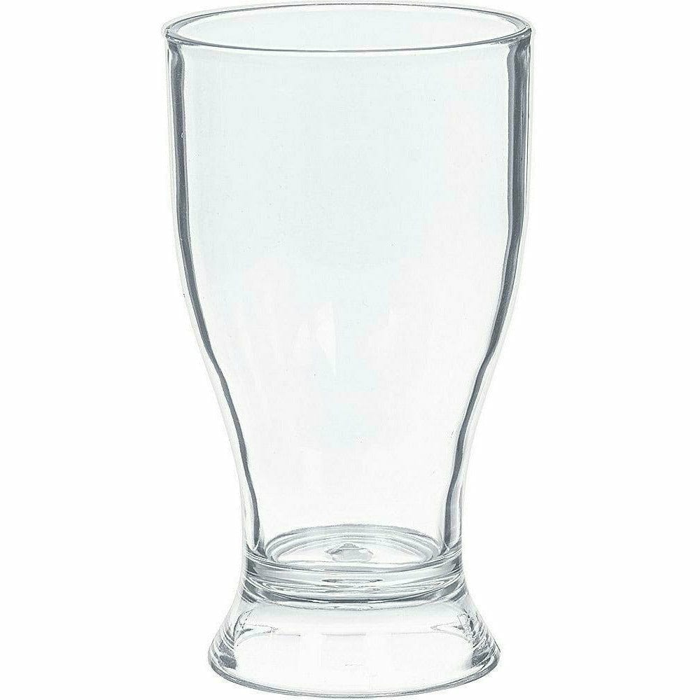 Amscan BASIC Mini CLEAR Plastic Pilsner Glasses 4ct