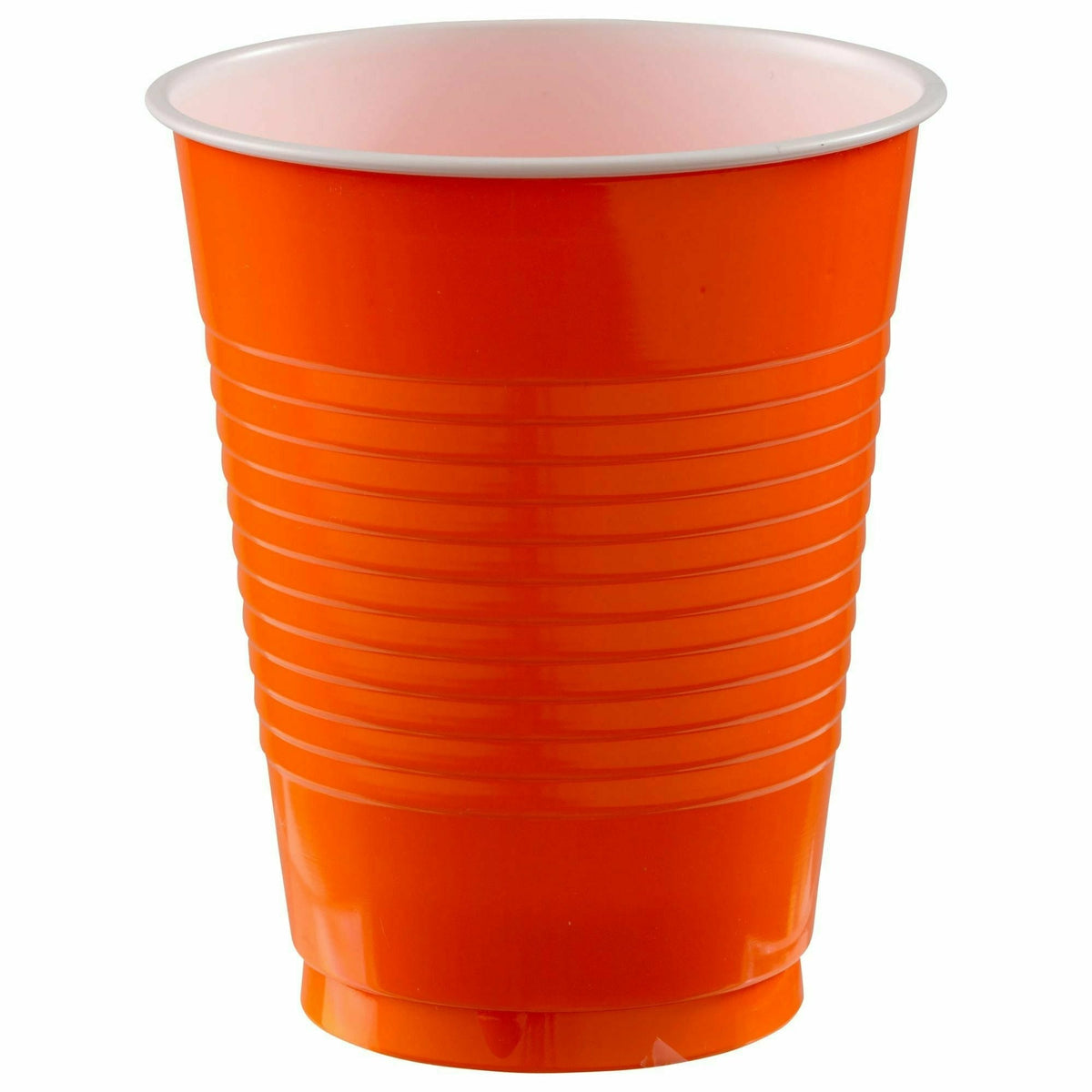 Amscan BASIC Orange - 18 oz. Plastic Cups, 50 Ct.