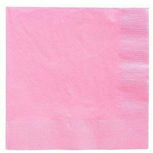 Amscan BASIC Pink Beverage Napkins 50ct