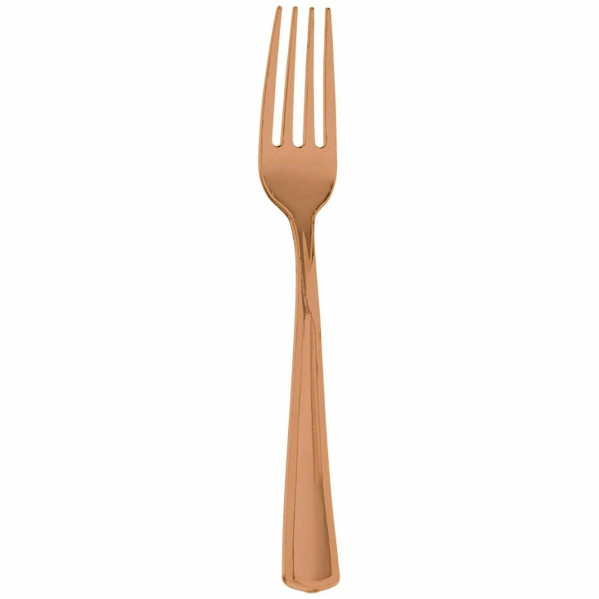 Amscan BASIC Premium Metallic Fork - Rose Gold