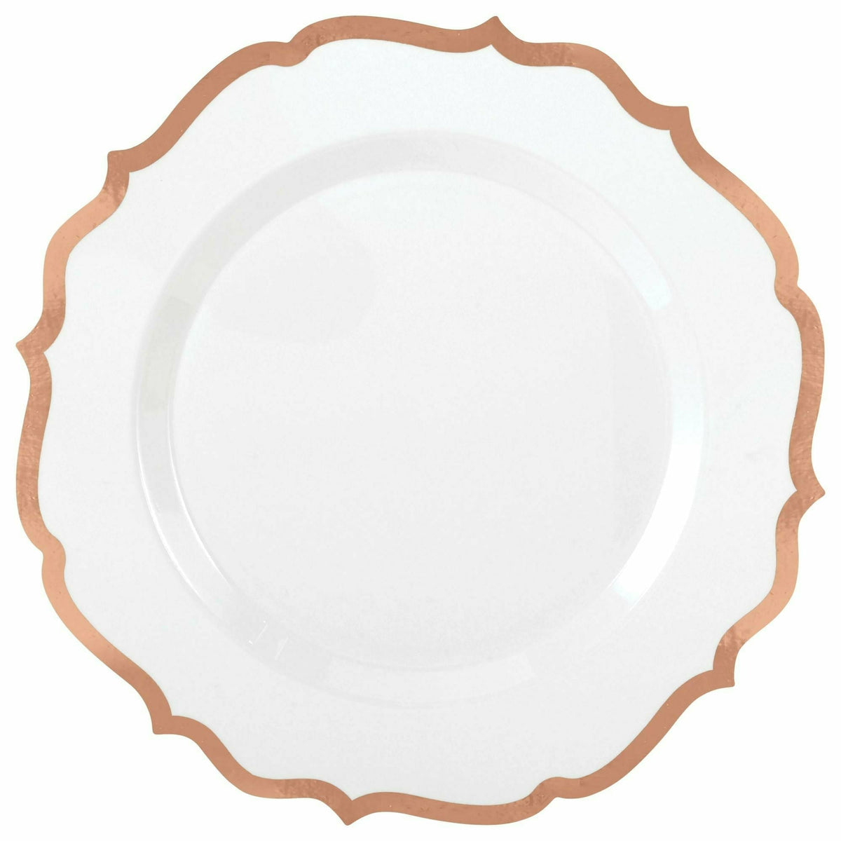 Amscan BASIC Premium Ornate Plastic with Rose Gold Trim