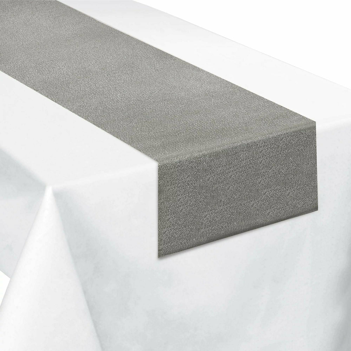 Amscan BASIC Premium Table Runner - Silver