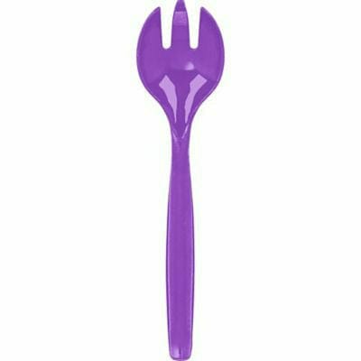 Amscan BASIC PURPLE SERVING FORK