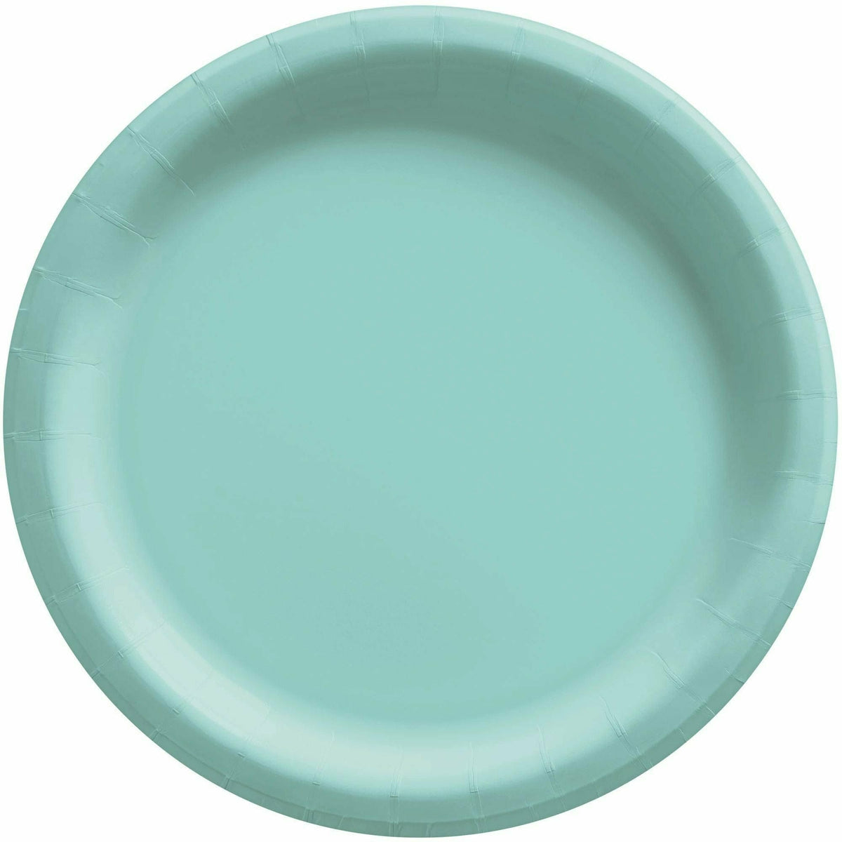 Amscan BASIC Robin&#39;s Egg Blue - 8 1/2&quot; Round Paper Plates, 20 Ct.