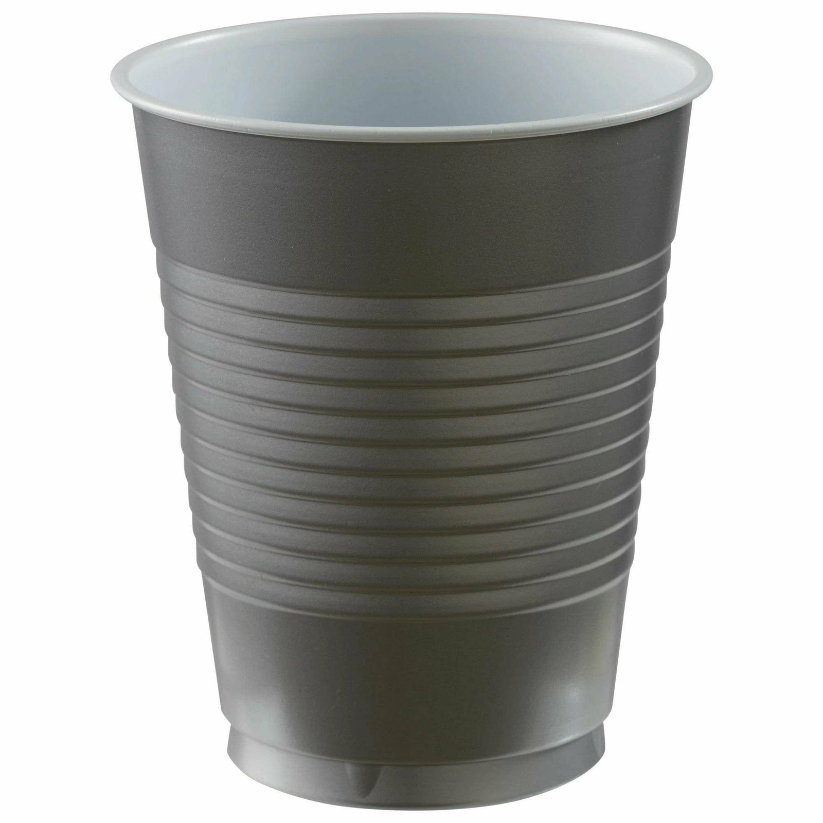 Amscan BASIC Silver - 18 oz. Plastic Cups, 50 Ct.