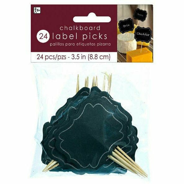 Amscan BASIC SMALL CHALKBOARD PICKS