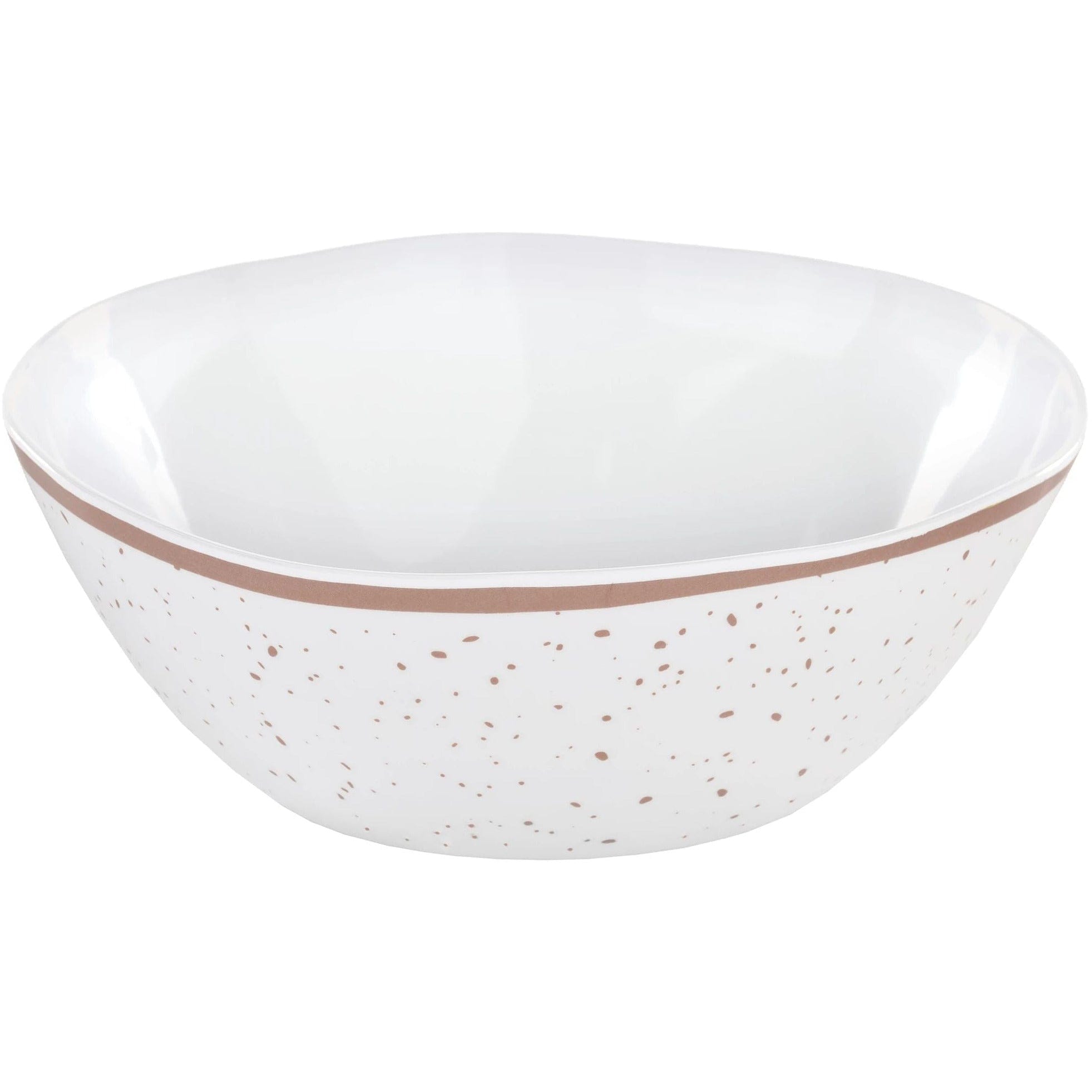 Amscan BASIC Small Melamine Bowl - Rose Gold Speckle