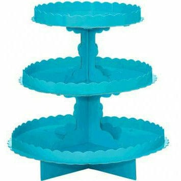 Amscan BASIC Treat Stand - Caribbean Blue