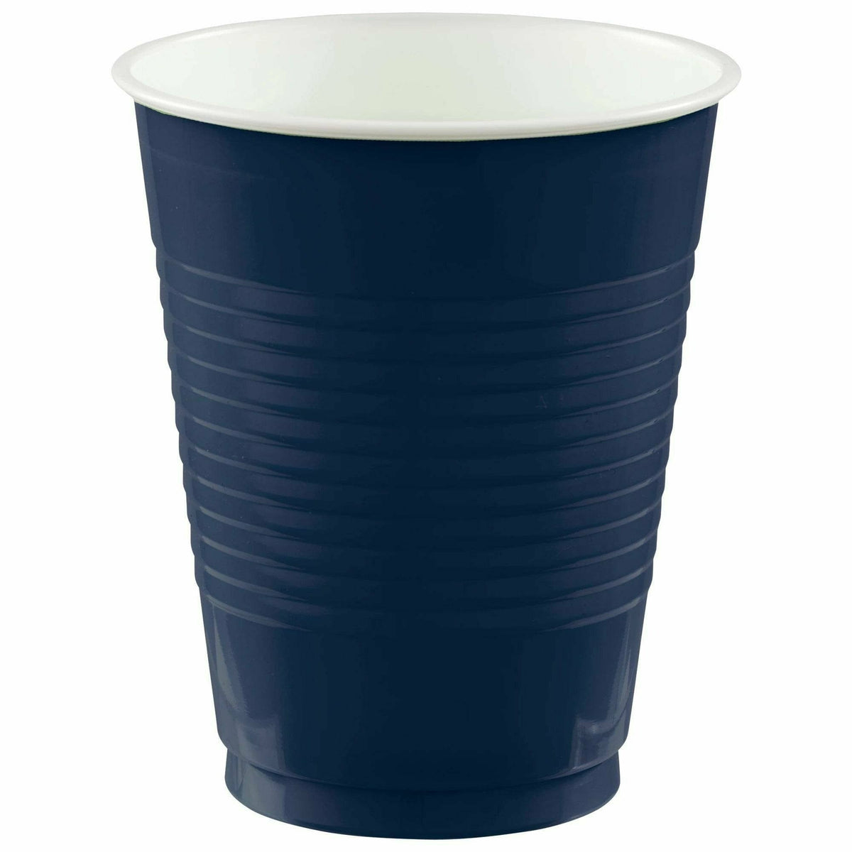 Amscan BASIC True Navy - 18 oz. Plastic Cups, 50 Ct.