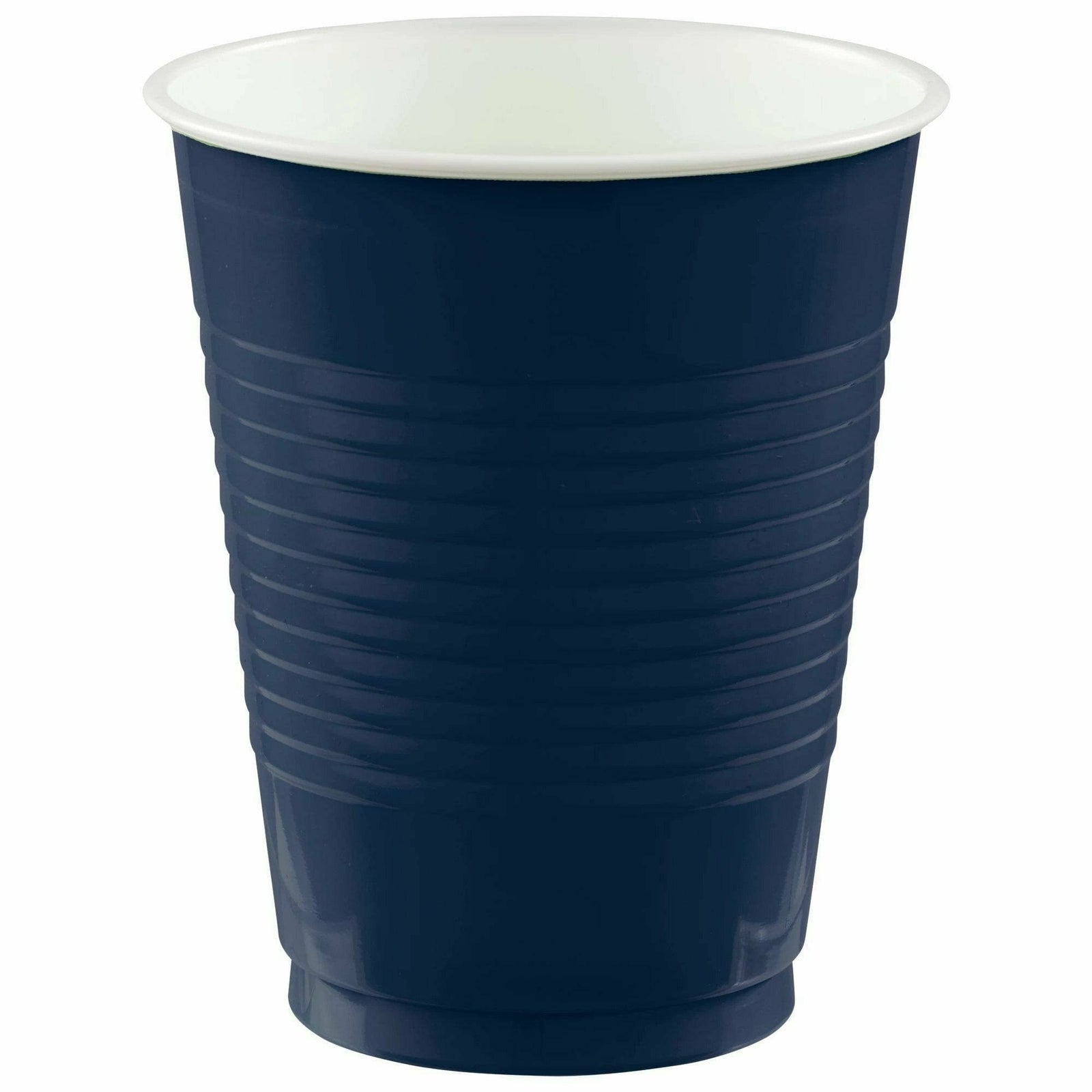 Amscan BASIC True Navy - 18 oz. Plastic Cups, 50 Ct.