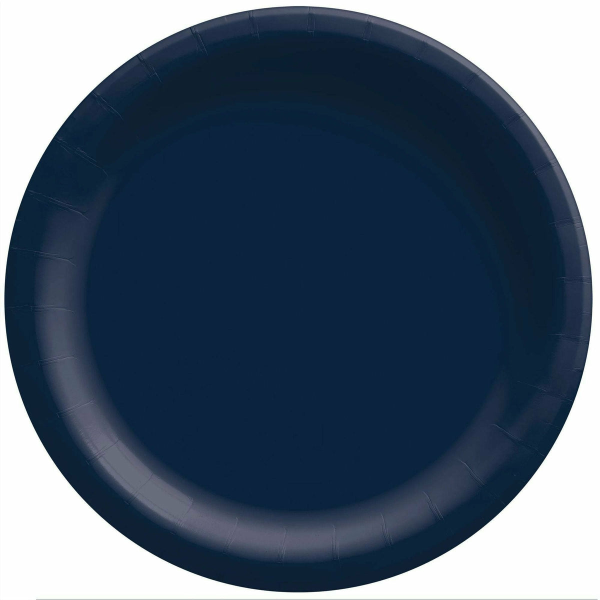 Amscan BASIC True Navy - 6 3/4&quot; Round Paper Plates, 50 Ct.