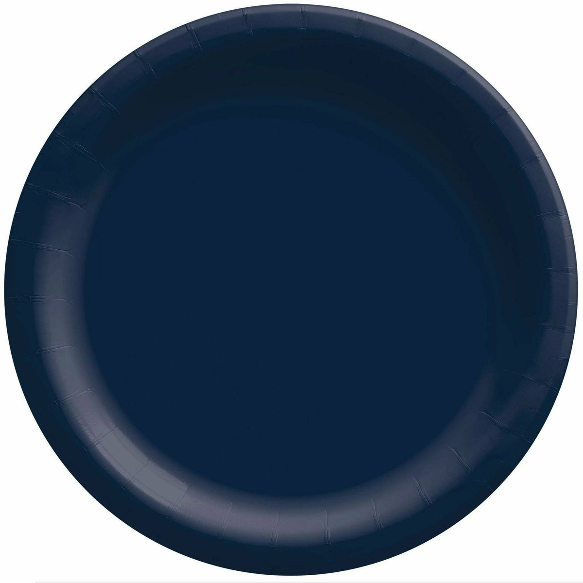 Amscan BASIC True Navy - 8 1/2&quot; Round Paper Plates, 20 Ct.