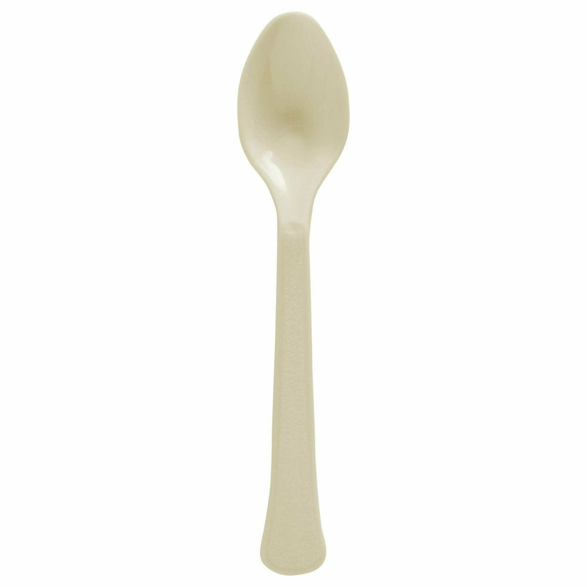 Amscan BASIC Vanilla Creme - Boxed, Heavy Weight Spoons, 20 Ct.