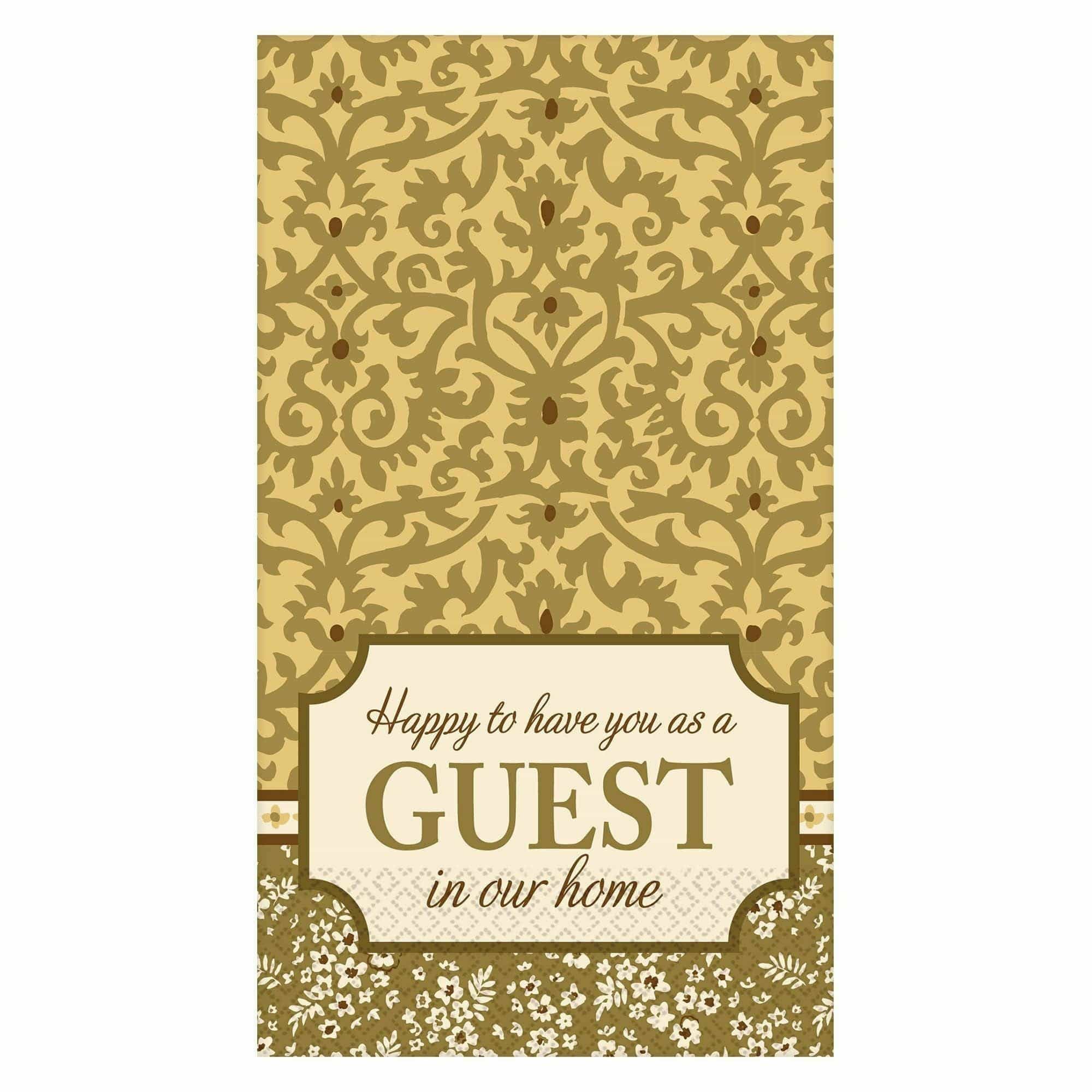 Amscan BASIC Welcome Guest Guest Towels