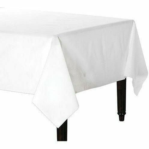 Amscan BASIC White Premium Paper Table Cover