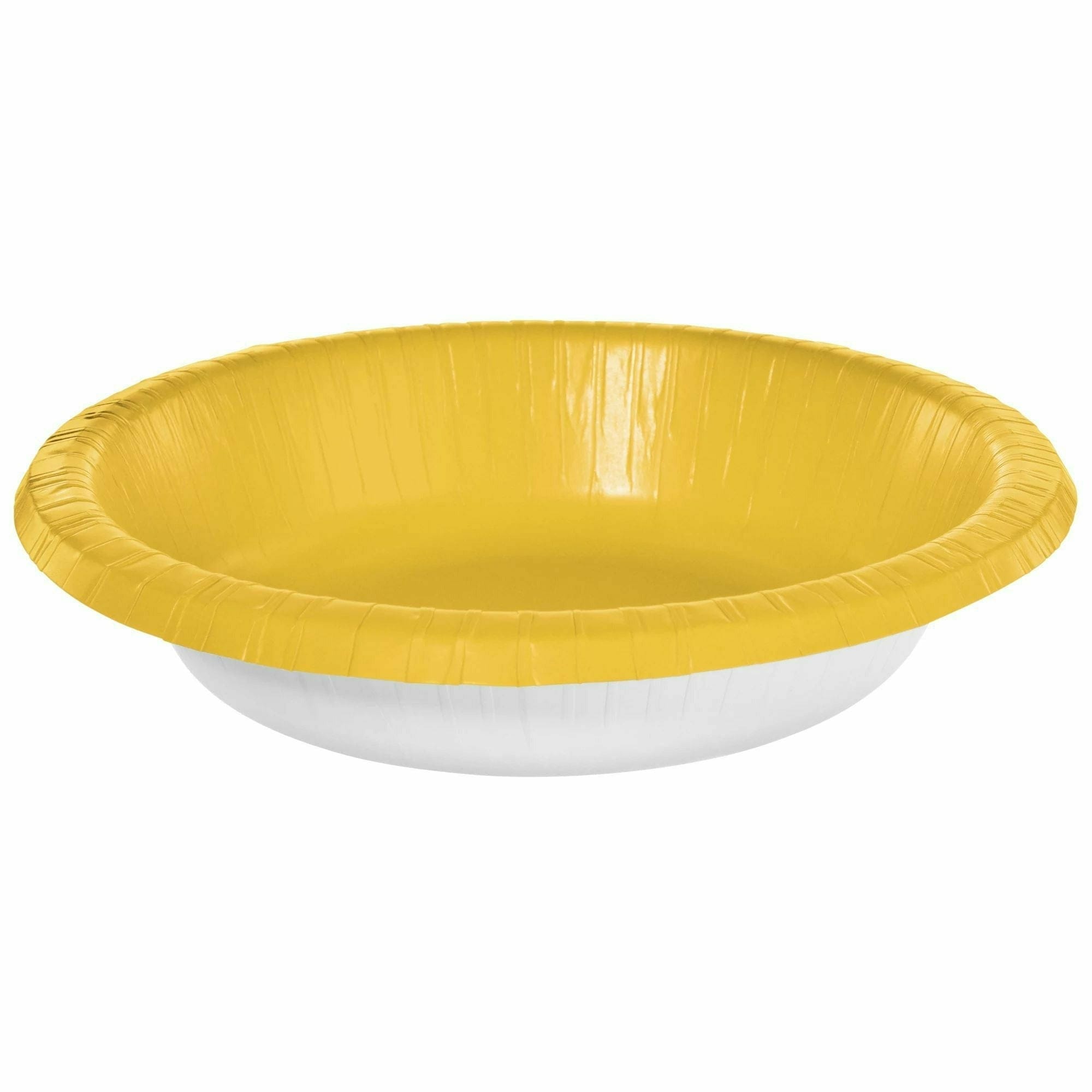 Amscan BASIC Yellow Sunshine - 20 oz. Paper Bowls, 20 Ct.