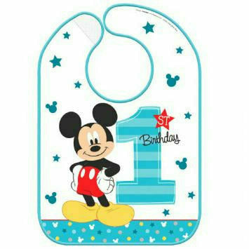 Amscan BIRTHDAY: 1ST BDAY Mickey 1st B-day Bib