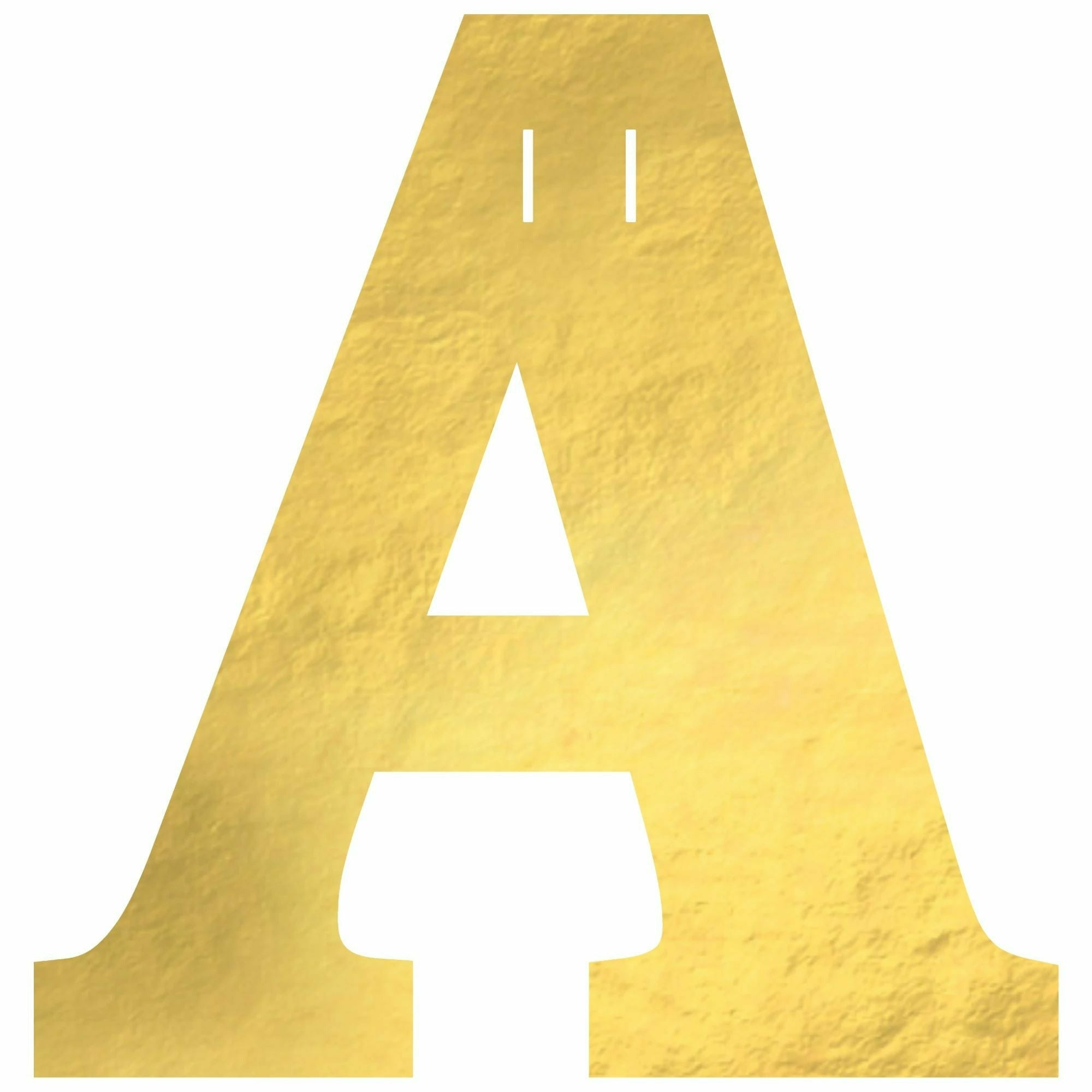 Amscan BIRTHDAY A Create Your Own Letter Banner - Gold