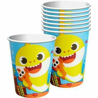 Amscan BIRTHDAY Baby Shark Cups 8ct