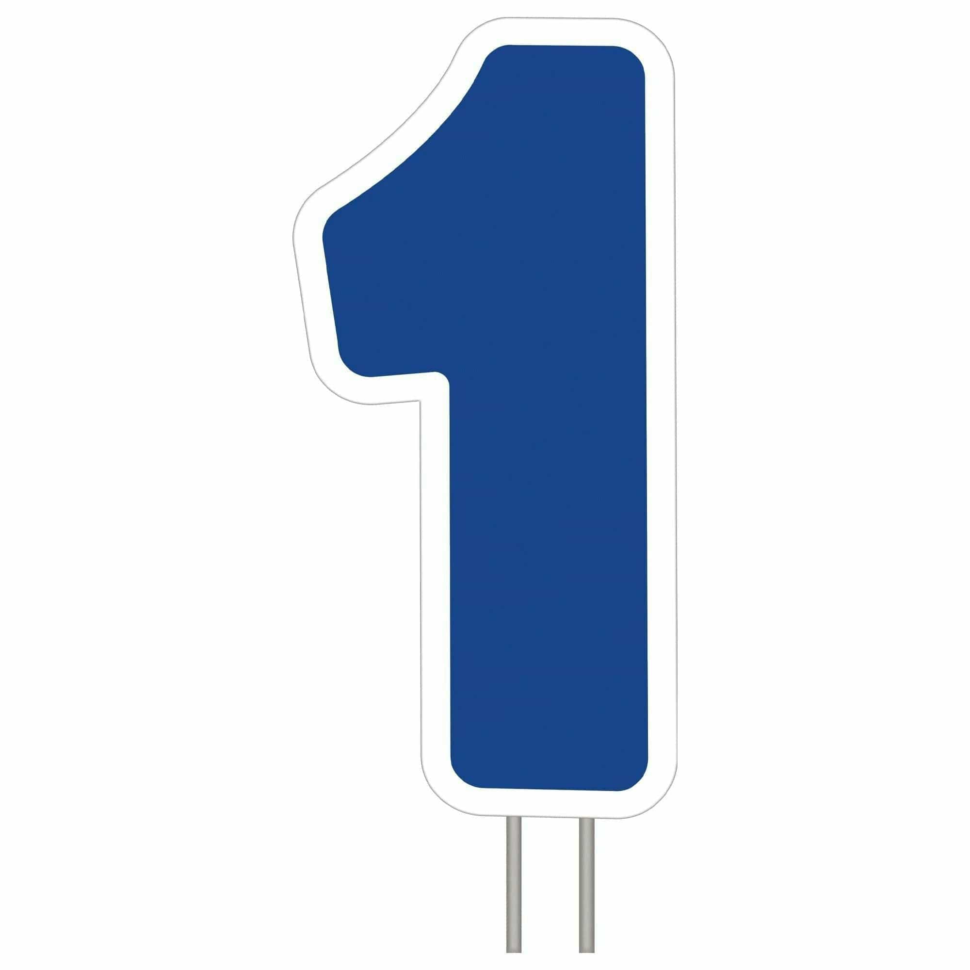 Amscan BIRTHDAY Blue Number 1 Yard Sign