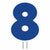 Amscan BIRTHDAY Blue Number 8 Yard Sign