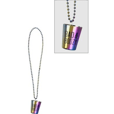 Amscan BIRTHDAY Finally 21 Bad &amp; Boozy Shot Glass Necklace