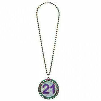 Amscan BIRTHDAY Finally 21 Bead Necklace