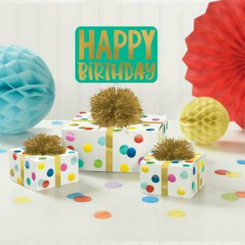 Amscan BIRTHDAY Happy Dots Table Decorating Kit