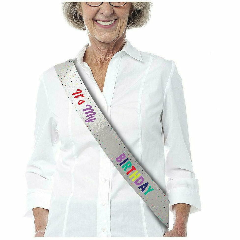 Amscan BIRTHDAY Here&#39;s to Your Birthday Sash Kit