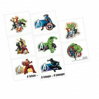 Amscan BIRTHDAY: JUVENILE AVENGERS TATTOOS