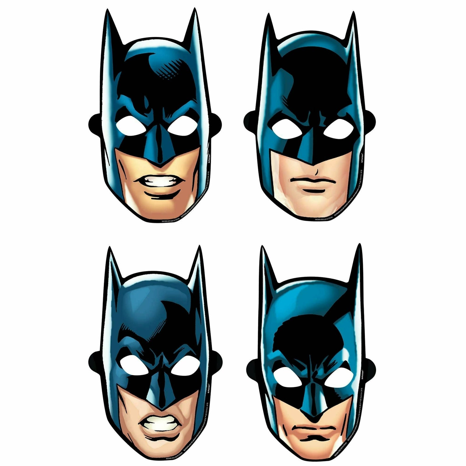 Amscan BIRTHDAY: JUVENILE Batman™ Heroes Unite Paper Masks