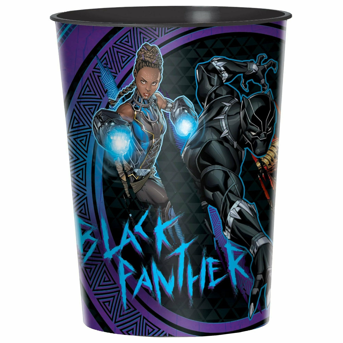 Amscan BIRTHDAY: JUVENILE Black Panther Wakanda Forever Plastic Favor Cup