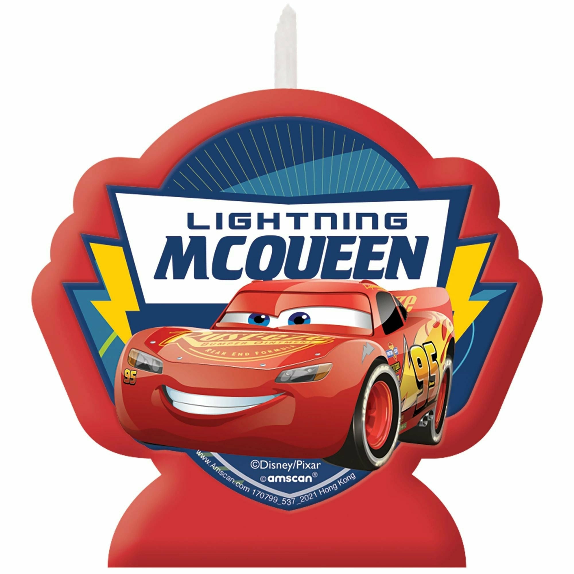 Amscan BIRTHDAY: JUVENILE Cars 3 Birthday Candle