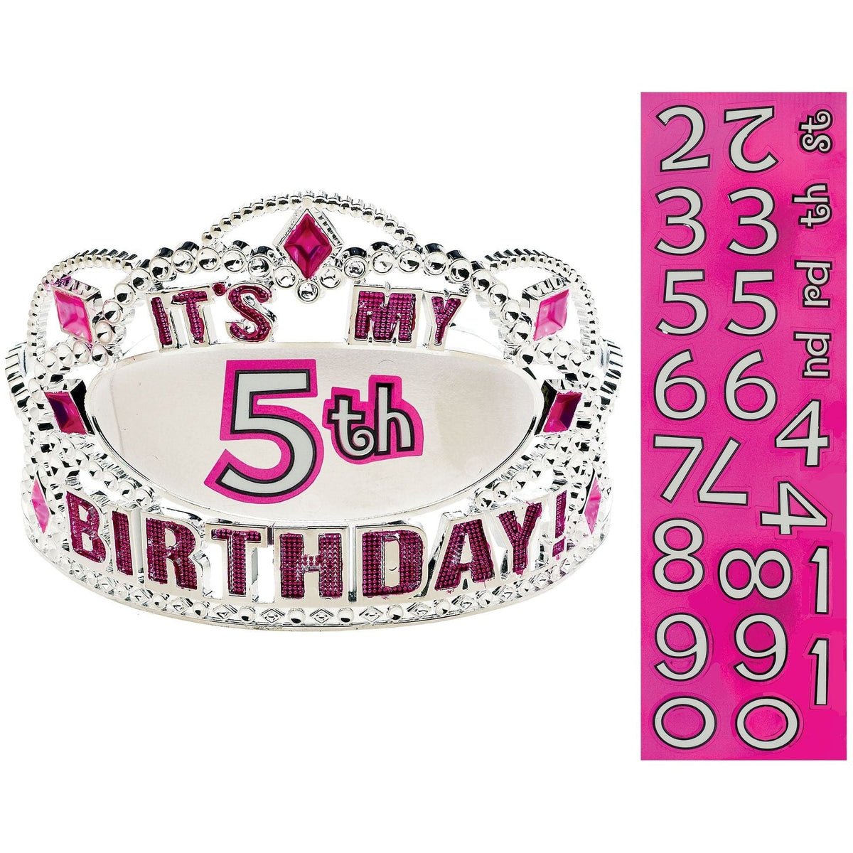 Amscan BIRTHDAY: JUVENILE Customizable Age Birthday Tiara